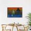 Contrasts In The Evening 1924-1925 Abstract Classic Colorful Sunrise Sunset Wall Art Print by Paul Klee - Wrapped Canvas Print-442168524