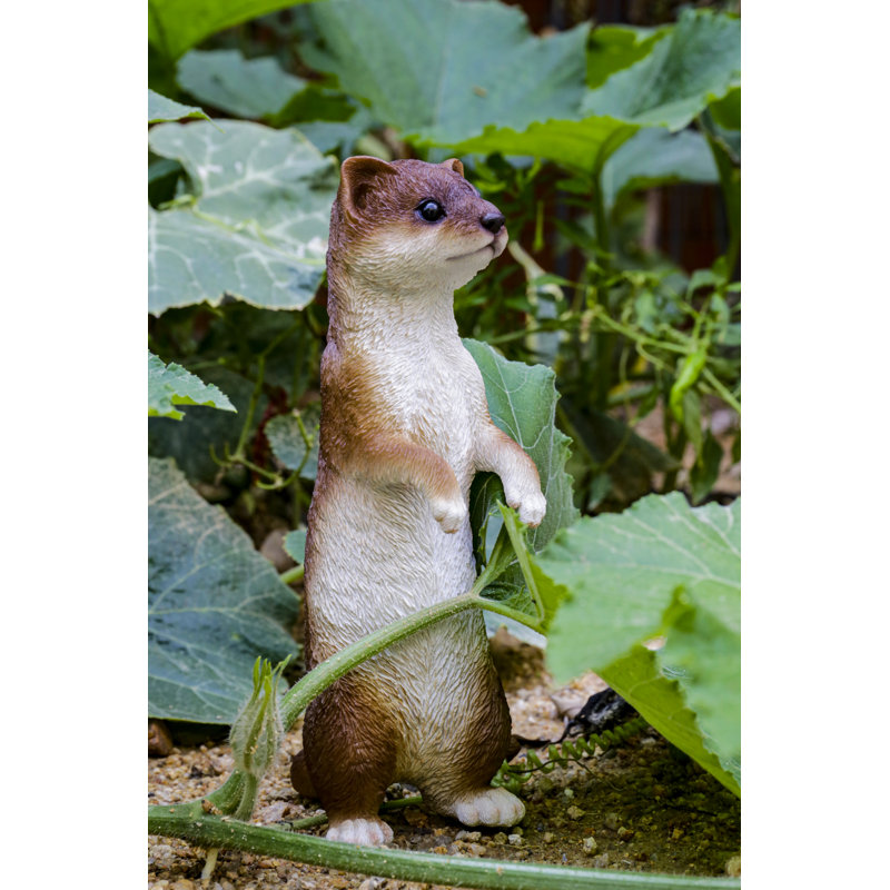 Standing Least Weasel Statue