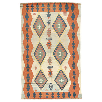 Tapis multicolore de haute qualité noué à la main