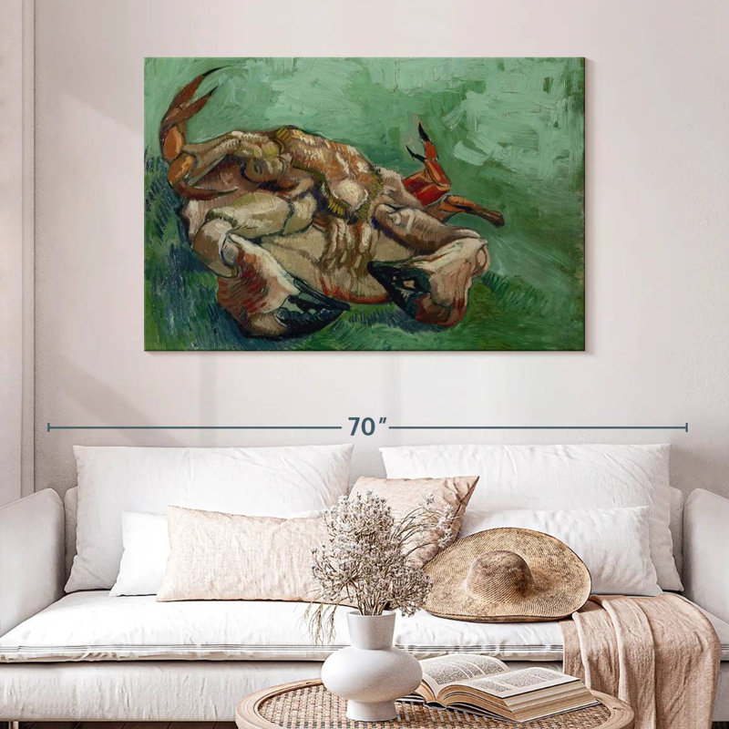 Brampt Crab On Its Back, 32" H x 48" W