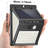 .55 Watt LED Solar Power Dusk to Dawn Battery Operated Outdoor Security Wall Pack with Motion Sensor (Pack of 144)