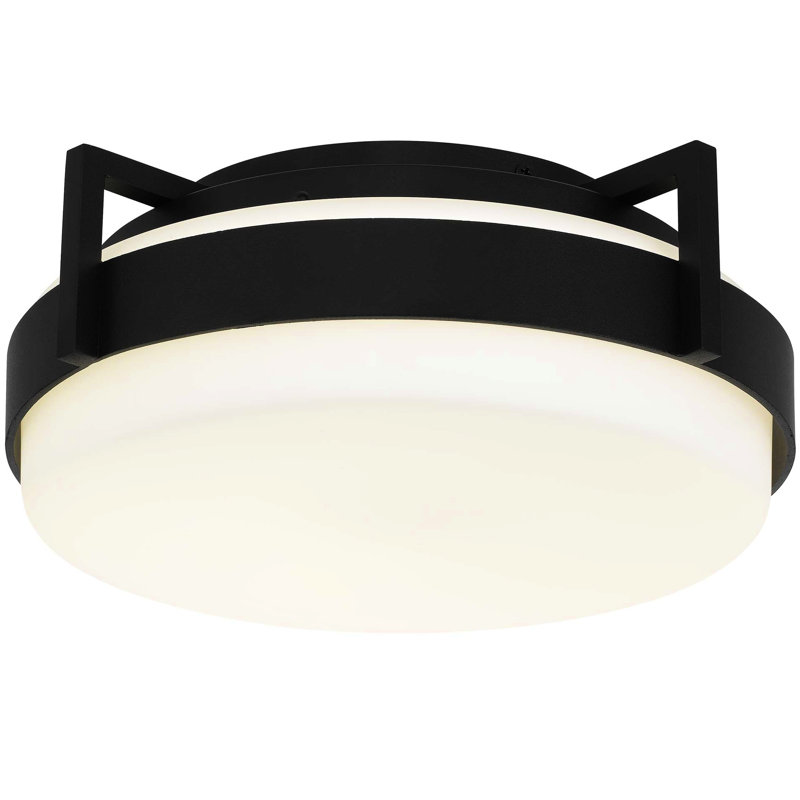 Plafonnier encastré 15 pouces avec énergie - DEL intelligente, haute performance 1150 lumens, 5 choix de température de couleur, fonction à intensité variable, diffuseur en verre blanc gravé, installation facile, éclairage intérieur