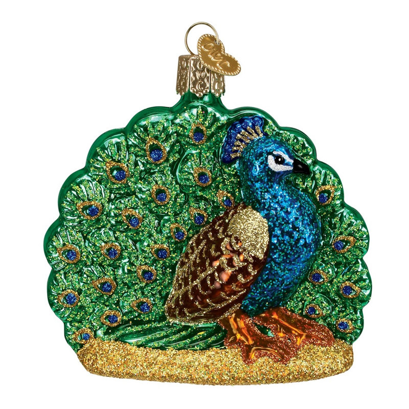 Ornement figurine suspendu peacock
