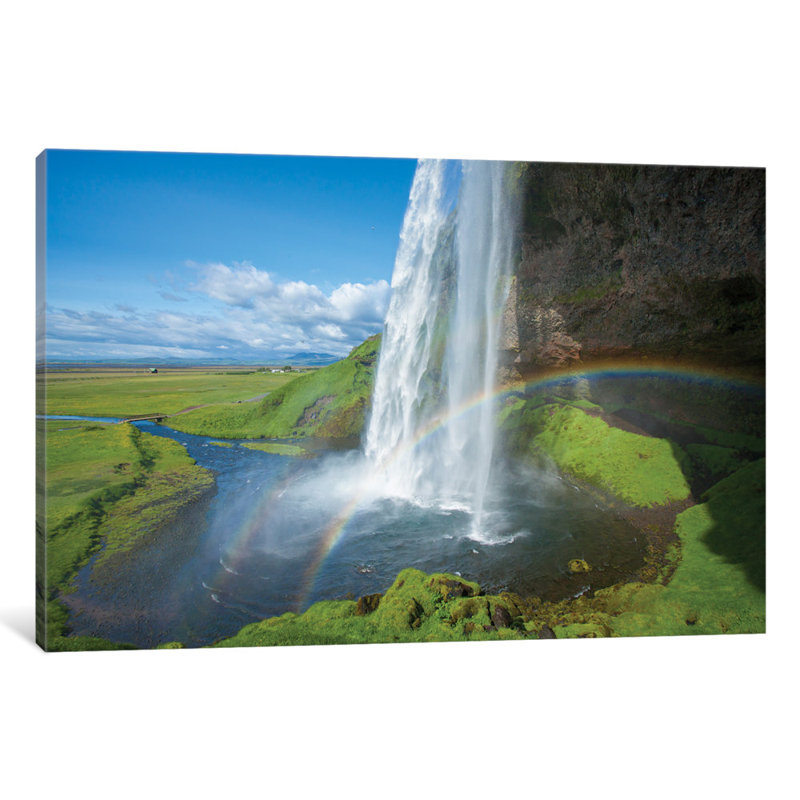 « arc-en-ciel », reproduction de photo sur toile tendue, H 12 po x l 18 po x P 1,5 po