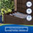 Suncast Wicker 22 Gallon Water Resistant Resin Deck Box in Java