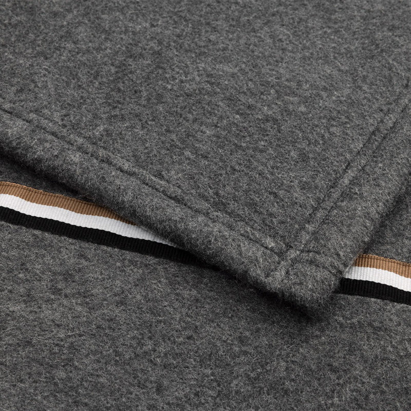 B Linea Throw Blanket, Gray
