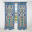 Panneau de rideau abstrait, carreaux marocains bleus occultant - Porte marocaine bleue III-282670325