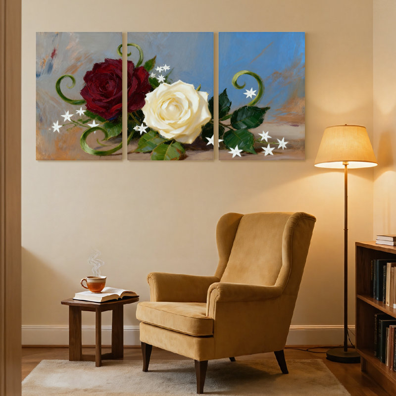 Ensemble de 3 impressions d'art sur toile, H 30 po x l 60 po
