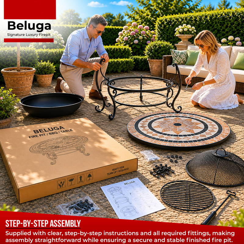 Round Iron Fire Pit