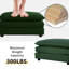 Repose-pieds rembourré en chenille-2047288322