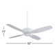 52" New Era 4 - Blade Standard Ceiling Fan with Remote Control