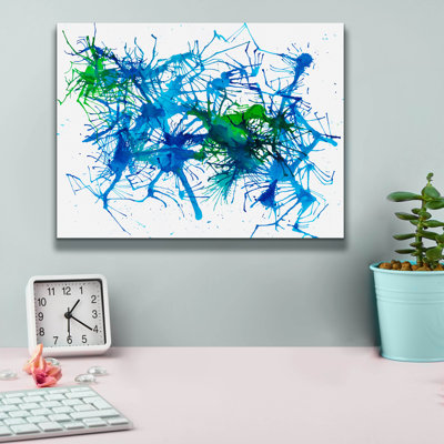 «Splatters 1» par Hello Angel, art mural sur toile