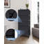 Commode pour femme 6 tiroirs Annyka, noire-169078629
