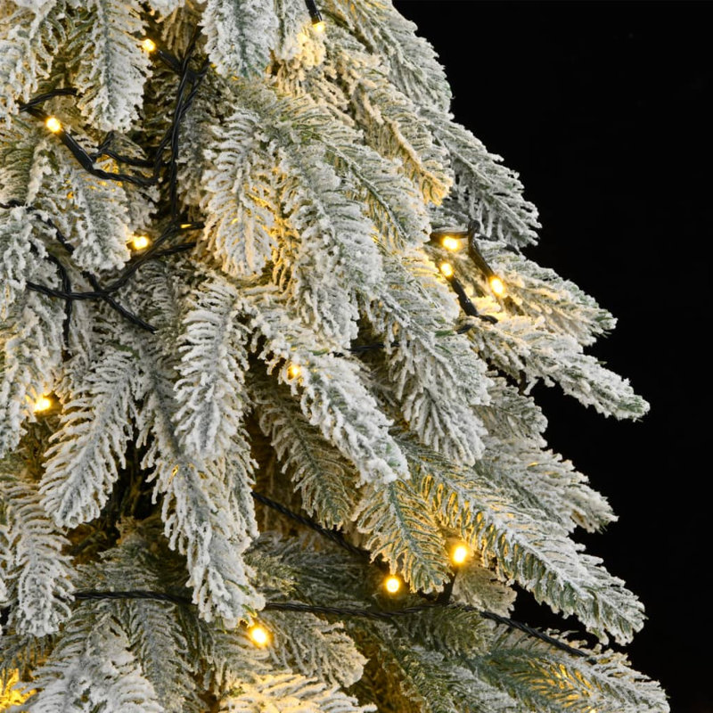Arbre de Noël pin clair avec aiguilles réalistes, 70.9"