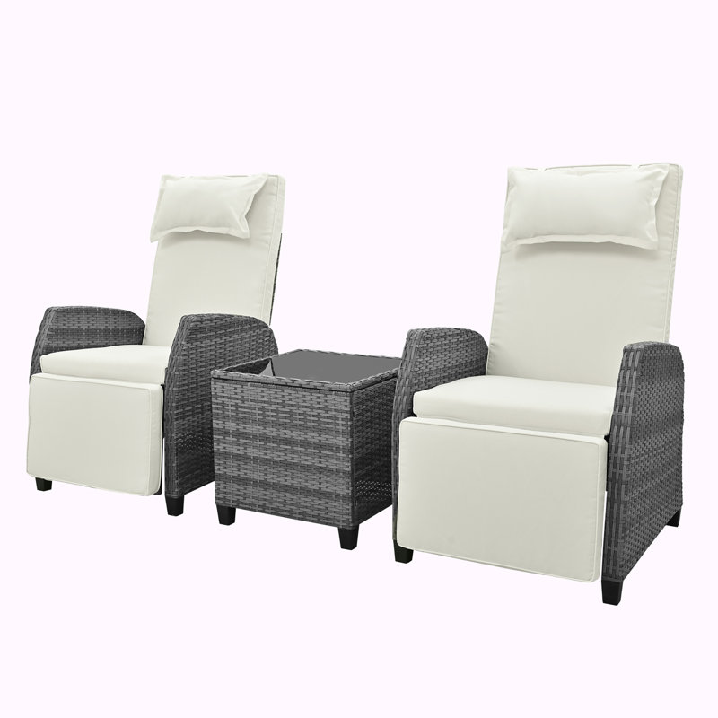 Ensemble de conversation d'extérieur pour 6 personnes avec coussins Rex, Beige