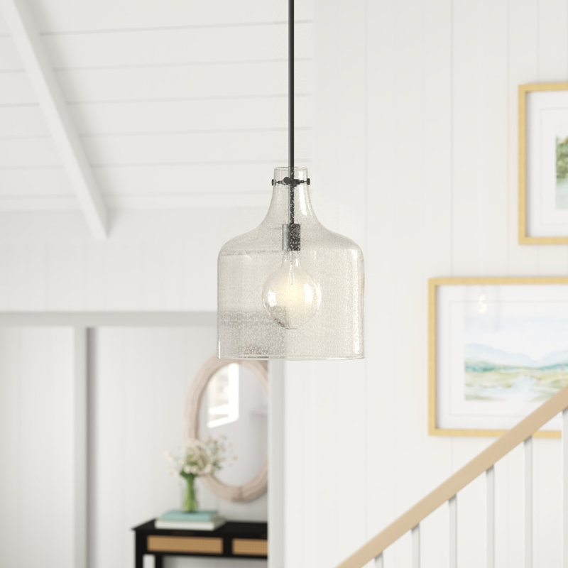 Baldwyn 1 - Light Single Pendant, Matte Black