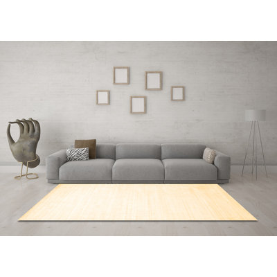 Tapis contemporains brun lavable à la machine 274