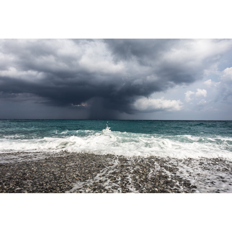 Storm On Sea by VivianGerogianni - Wrapped Canvas Print, 51cm H x 76cm W x 3.8cm D