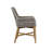 Teak Premium All-Weather Wicker Outdoor Dining Armchair
