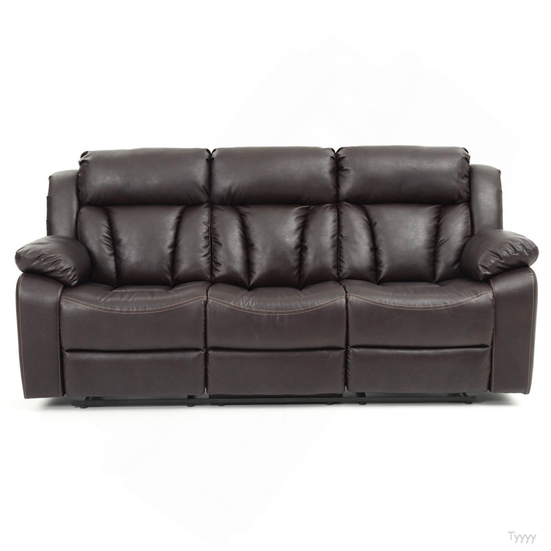 Canapé inclinable Daria G686-RS, brun foncé