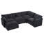 Canapé modulaire de 113 po avec repose-pieds modulaire avec repose-pieds 113 po-1015918703