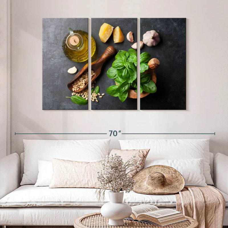 Yarlin Making Pesto, 32" H x 50" W