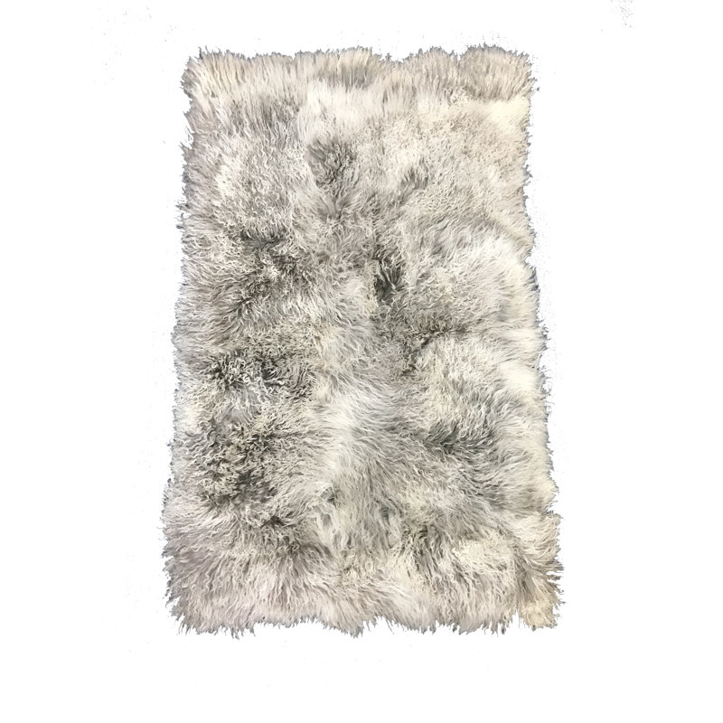 Throw Blanket, 60" H x 36" W, Gray/White