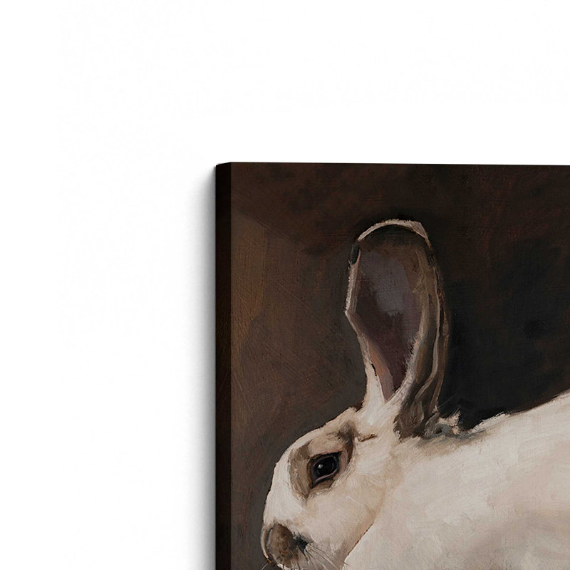 «Rabbit Portraits II» par Marian Parsons, reproduction d'art sur toile, H 8 po x l 12 po