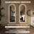 65" X 21" Arch Design LED Full Length Mirror ,Dimmable,  High Definition & Explosion-Proof, Full-Length Standing Or Wall-Mounted - Brightly Lit For Makeup, Studio, And More