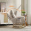 Fauteuil berçant et oscillant Beige Teddy