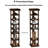 7-Tier Wood Shoe Rack, Entryway Shoe Tower,Vertical Shoe Organizer, Wooden Shoe Storage Stand, Rustic Brown