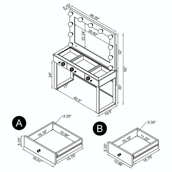 Dimensions du produit