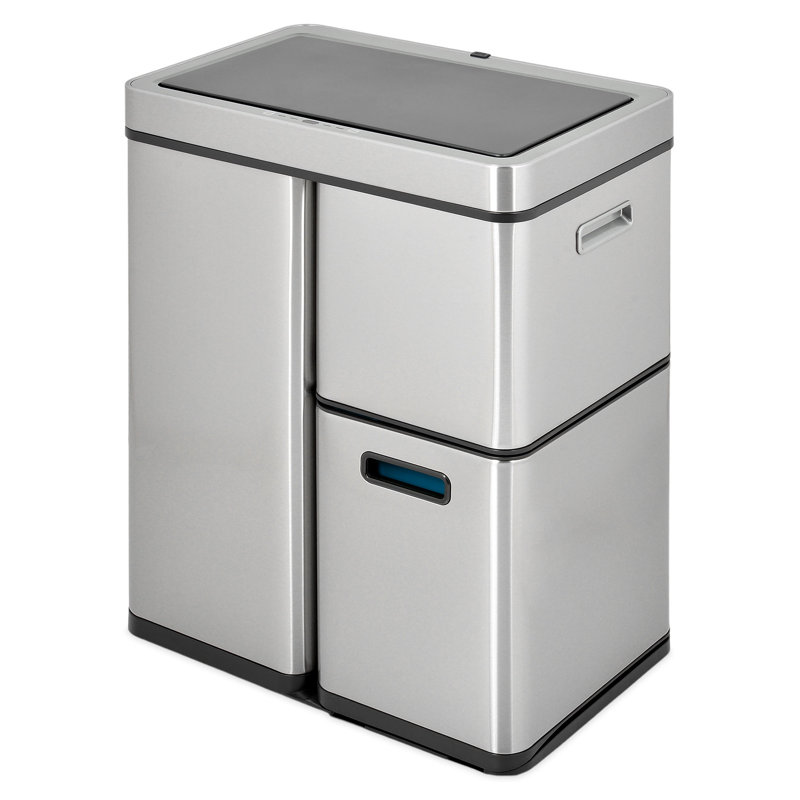 Manel Steel Rubbish Bin Sets - 60L