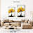 Harnek Abstract Splattered Yellow Tree-108505396