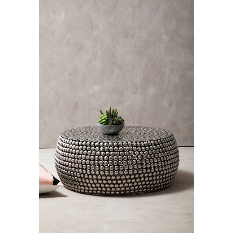 Diodorus Solid Coffee Table, Silver