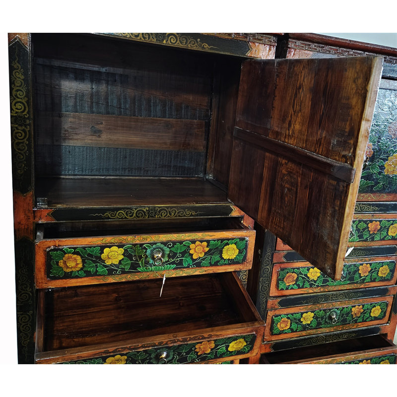 Solid Wood Accent Cabinet