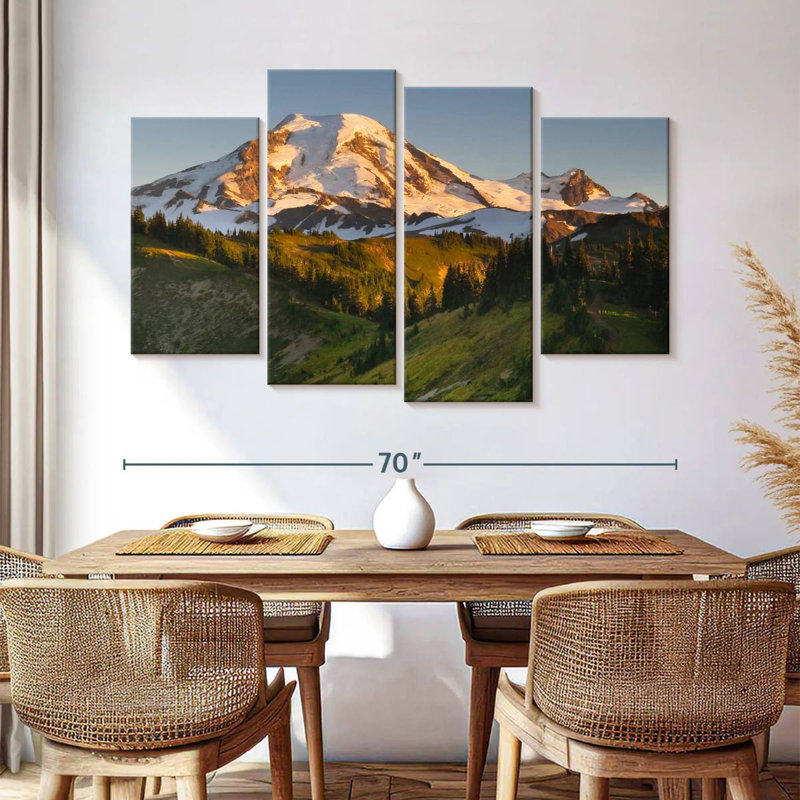 Alvord Sunrise Over Mt. Baker, 42" H x 68" W