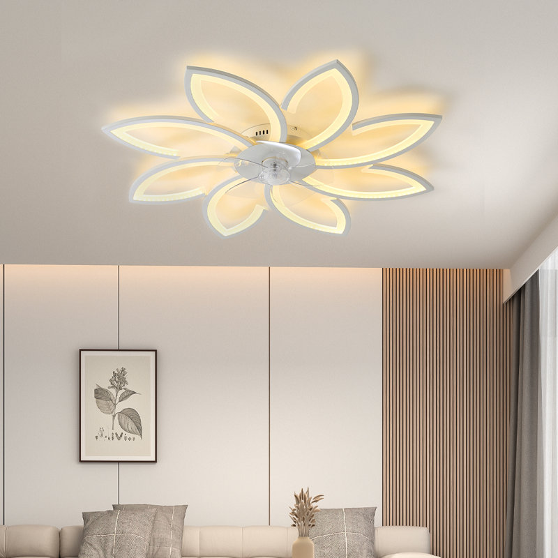 Chrisly Ceiling Fan with LED Lights