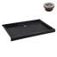 Base de douche en acrylique noir brillant avec drain à droite 60 po x 36 po Streamline NT-2134-60BL-RH, bonde incluse