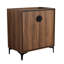 Meuble-lavabo de 30 po brun, 2 portes, bois d'ingénierie, extérieur, armoire American Design 30 po, 2 portes, revêtement résistant, brun, style
