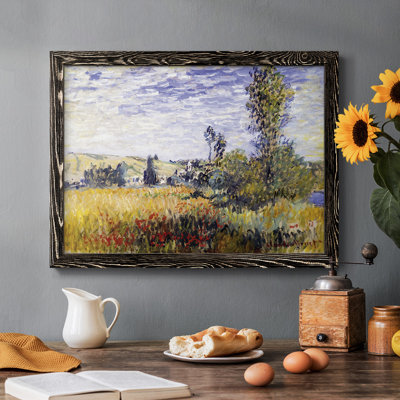 Paysage à Vetheuil, 1880, reproduction d'art sur toile