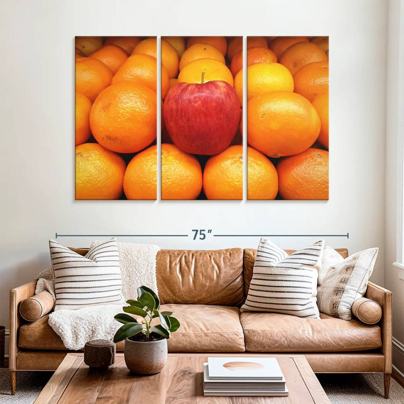 Yarlin Apple Among Oranges, 42" H x 65" W