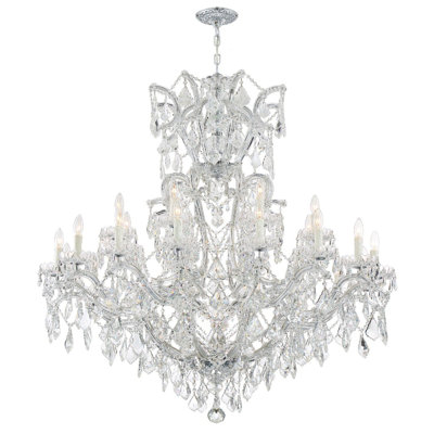 Wehr 25-Light Candle Style Empire Chandelier