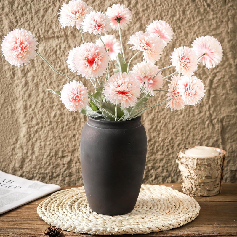 Red Earth Simple Vase