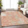 Premium Machine Washable Prisco Coral Rug
