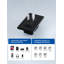Prise quadruple inviolable standard de 15 ampères-74708416-74708419