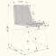 Ensemble de 2 chaises d'appoint Dacy