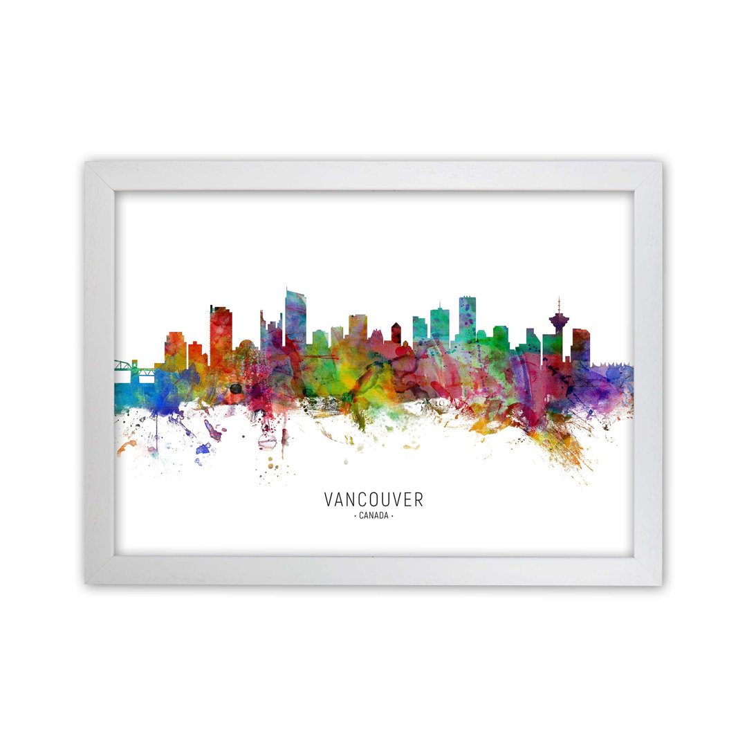 Vancouver Canada Skyline by Michael Tompsett - Print