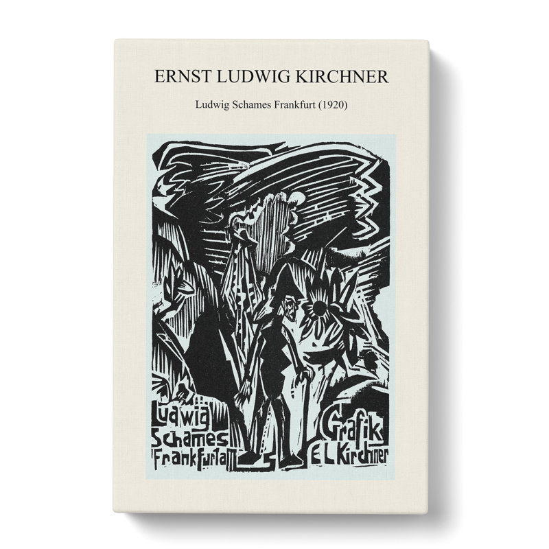 Ludwig Schames Frankfurt by Ernst Ludwig Kirchner - Wrapped Canvas, 60cm H x 40cm W x 3cm D