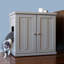 The Refined Litter Box - Wood Cat Litter Box Enclosure Cabinet with Drawer, Shaker Style-1370621661-1370621658
